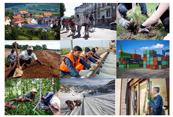 A series of nine thumbnail images of the ways to deliver net-zero emissions