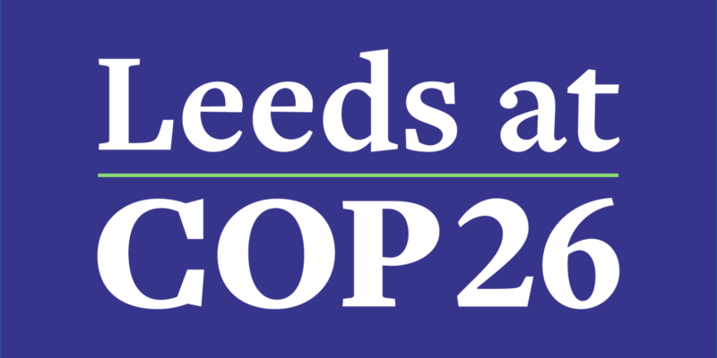 Webinar: University of Leeds at COP26