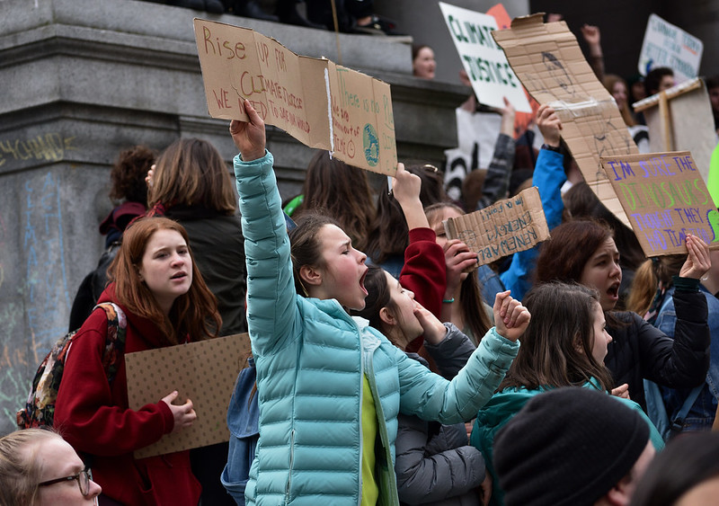 A climate scientist speaks to youth strikers
