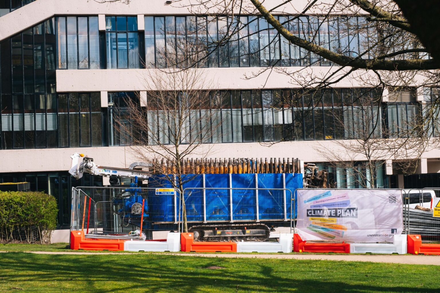 Positive results from campus geothermal drilling